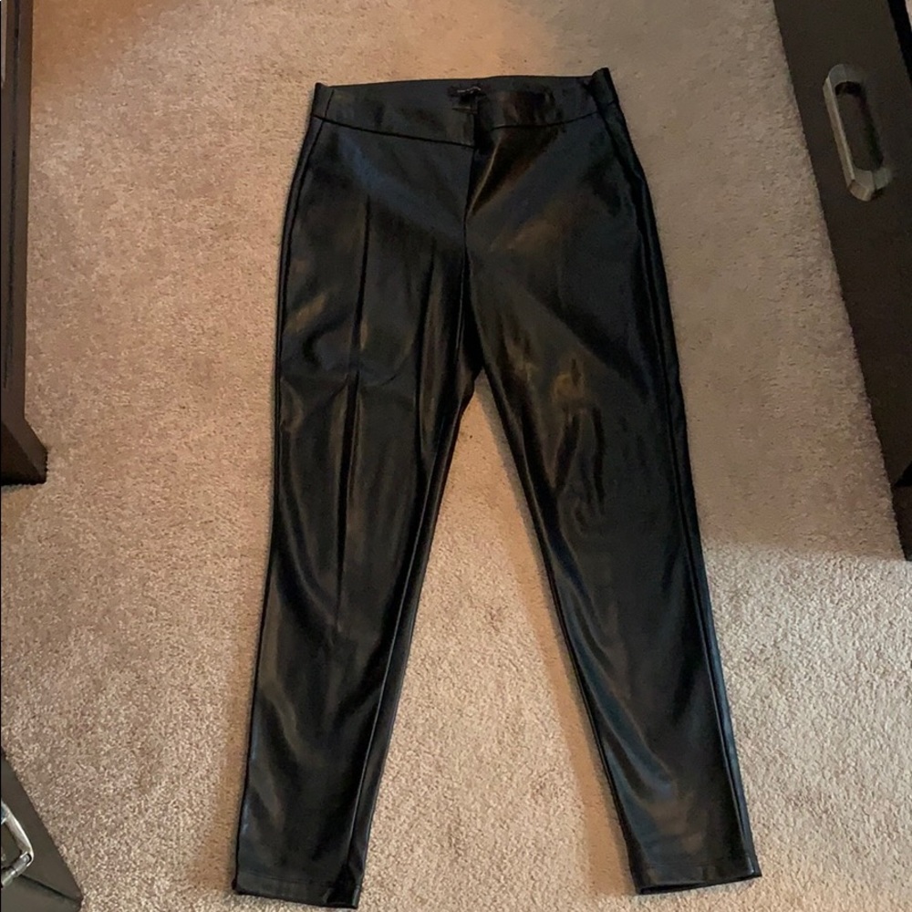 Perfect Black leather pants from Ann Taylor